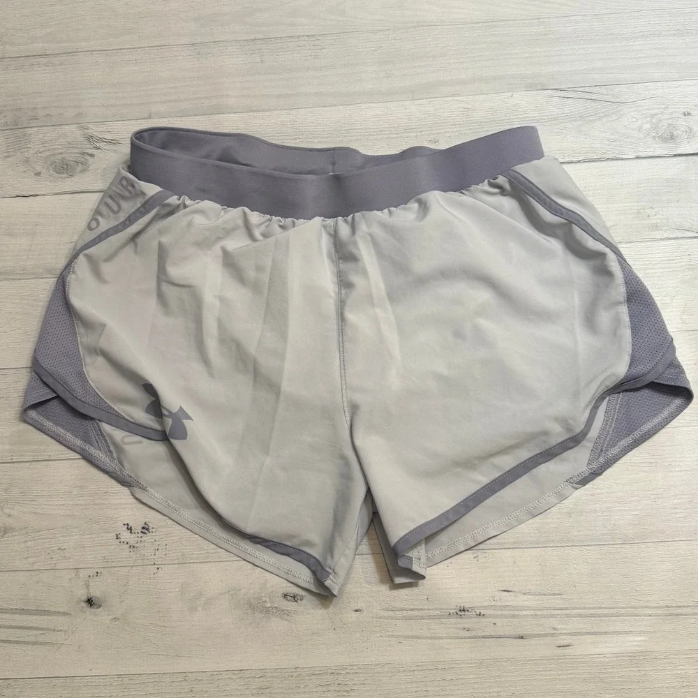 Under‎ armour women's light purple athletic shorts size medium